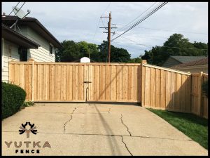 Somers Back Yard Fencing Board on Batton with Trim Boards 300x225